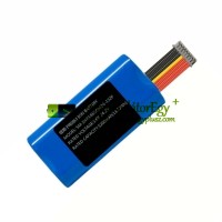 Csereakkumulátor PLC-hez SM-INR18650M26-1S2P 9 tűs