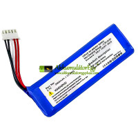 Csereakkumulátor a JBL BAR5.1 Flip-essential Flip3SE készülékhez Csereakkumulátor a JBL BAR5.1 Flip-essential Flip3SE készülékhez