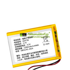 Csereakkumulátor a PLC 624736 készülékhez