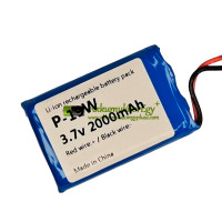 Csereakkumulátor a PLC P-19W készülékhez