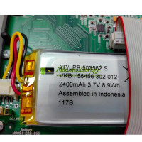Csereakkumulátor a THORLABS PM100D 2P/LP503562S készülékhez