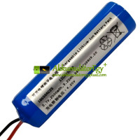 Csereakkumulátor a PLC 18650AC25-höz