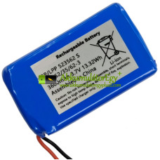 Csereakkumulátor a PLC 523562S 3PLPP-hez