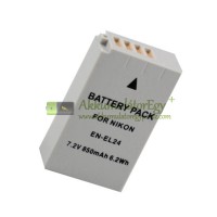 Akkumulátor Nikon EN-EL24 el24 1 J5 1J5 850mAh