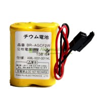 Akkumulátor a FANUC BR-AGCF2W A98L-0031-0011 # L A06B-6093-K001 Fekete csatlakozó