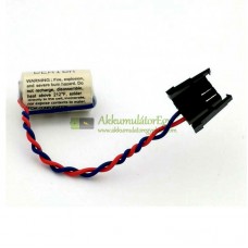 Akkumulátor a PLC CR14250SE 1747-BA 1769-BA 3V Fekete csatlakozó